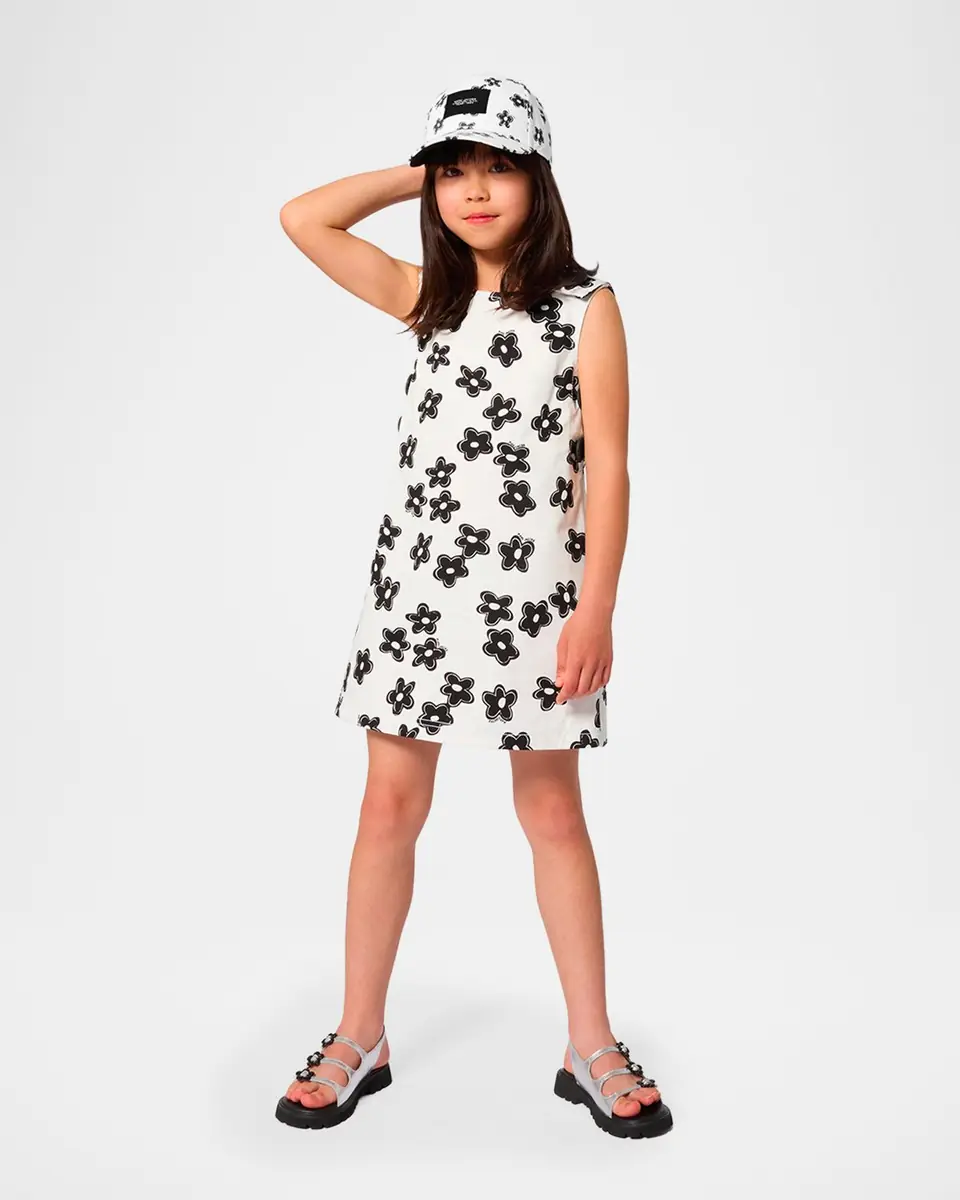 Marc Jacobs Girl's Daisy-Print A-Line Mini Dress, Size 8-12 | Thumbnail 2