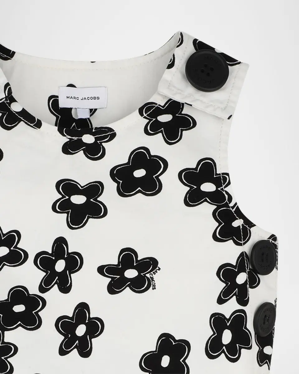 Marc Jacobs Girl's Daisy-Print A-Line Mini Dress, Size 8-12 | Thumbnail 4