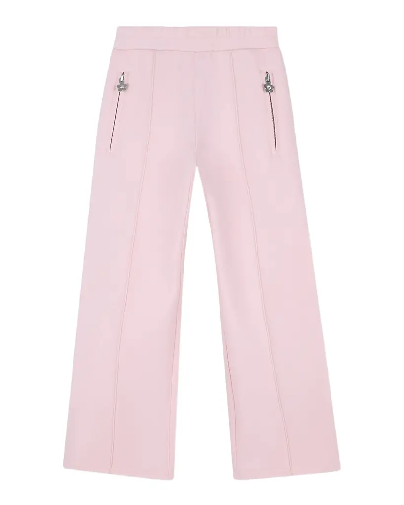 Marc Jacobs Girl's Flower-Zip Jogger Pants, Size 8 | Image 1 Marc Jacobs Girl's Flower-Zip Jogger Pants, Size 8 | Image 1