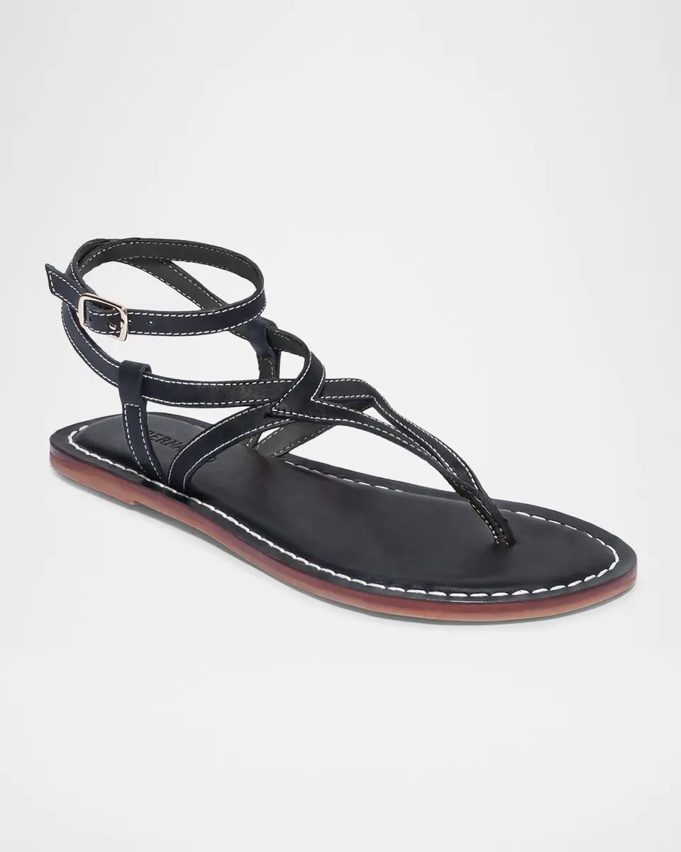 Bernardo Mallorie Leather Geometric Thong Sandals | Thumbnail 5 Bernardo Mallorie Leather Geometric Thong Sandals | Thumbnail 5
