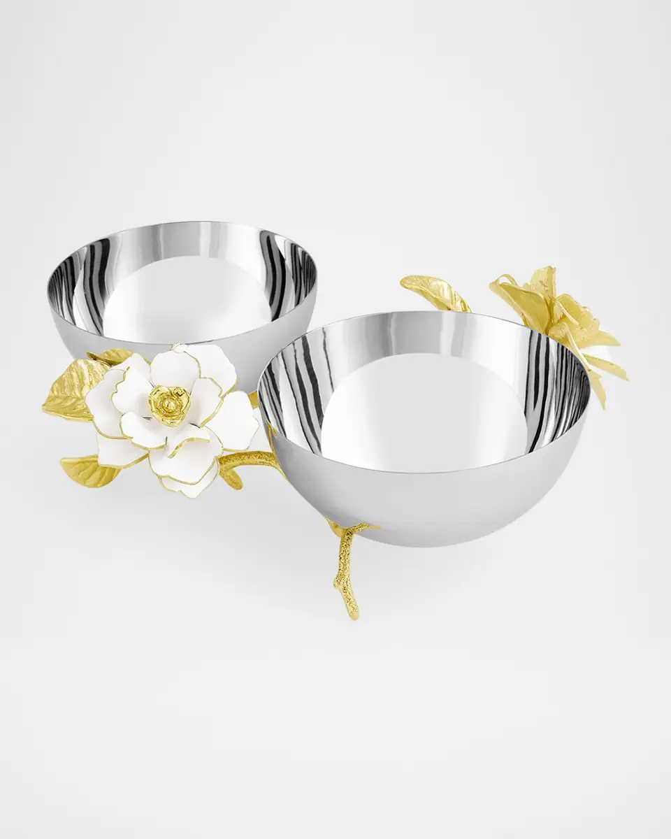 Michael Aram Gardenia Double Dish | Thumbnail 2 Michael Aram Gardenia Double Dish | Thumbnail 2