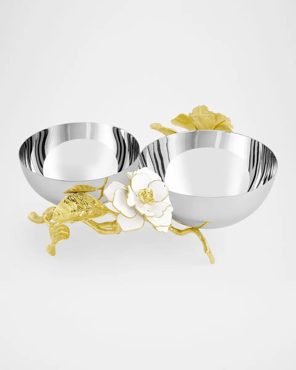 Michael Aram Gardenia Double Dish | Thumbnail 3 Michael Aram Gardenia Double Dish | Thumbnail 3