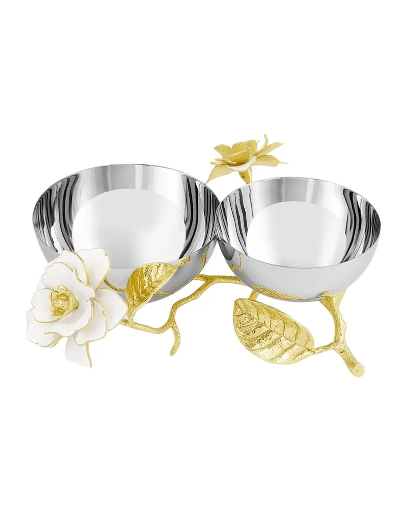 Michael Aram Gardenia Double Dish