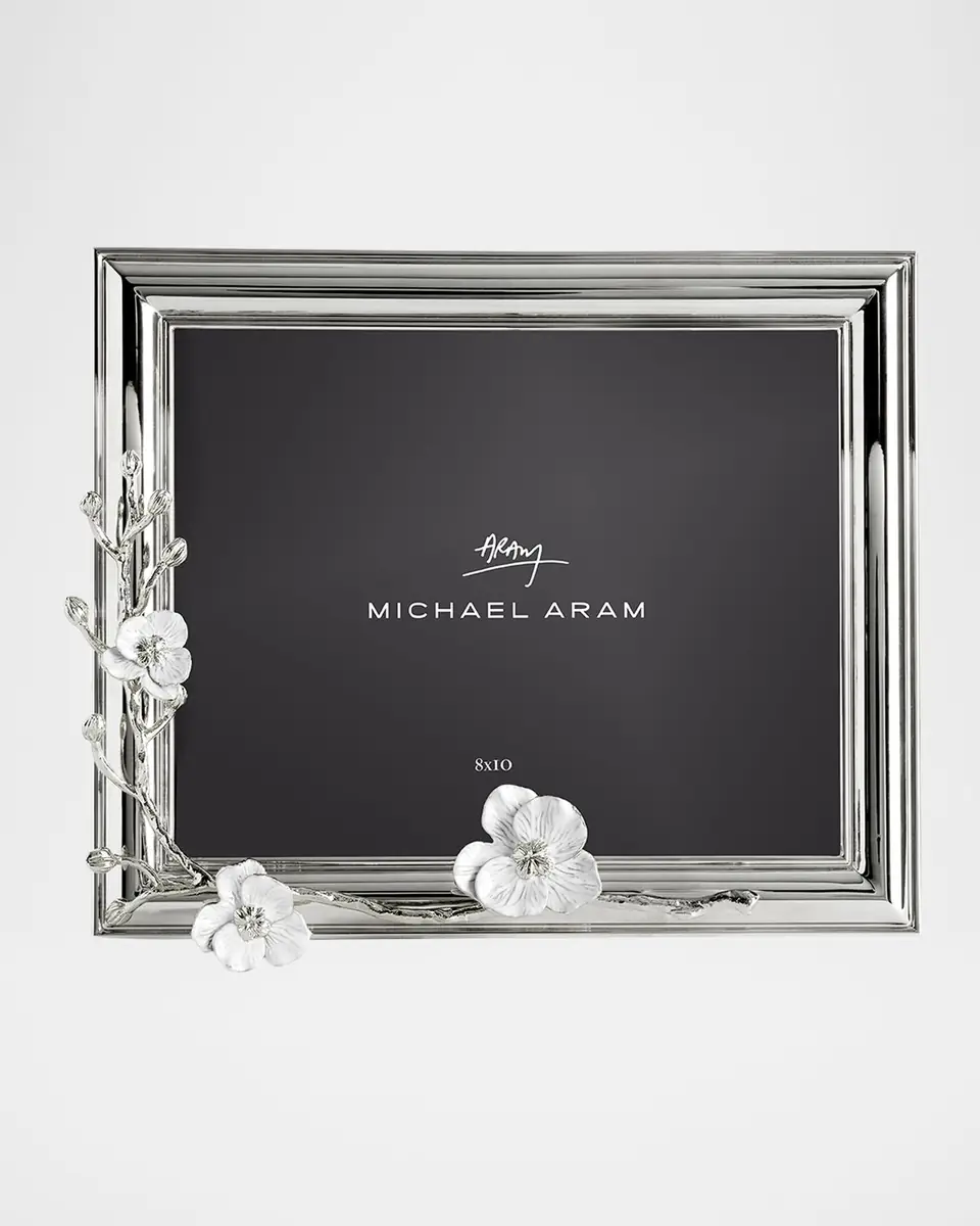 Michael Aram Silver Orchid Frame, 8" x 10" | Thumbnail 2 Michael Aram Silver Orchid Frame, 8" x 10" | Thumbnail 2