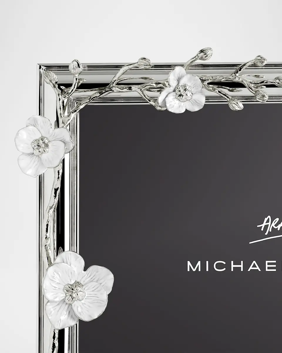 Michael Aram Silver Orchid Frame, 8" x 10" | Thumbnail 4 Michael Aram Silver Orchid Frame, 8" x 10" | Thumbnail 4