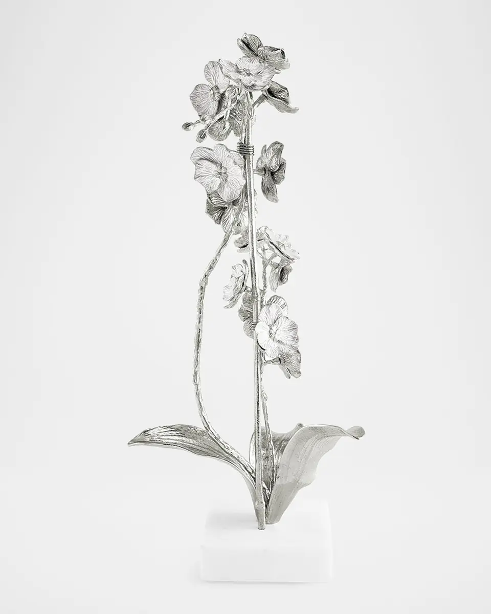 Michael Aram Silver Orchid Stem Sculpture, Large | Thumbnail 3