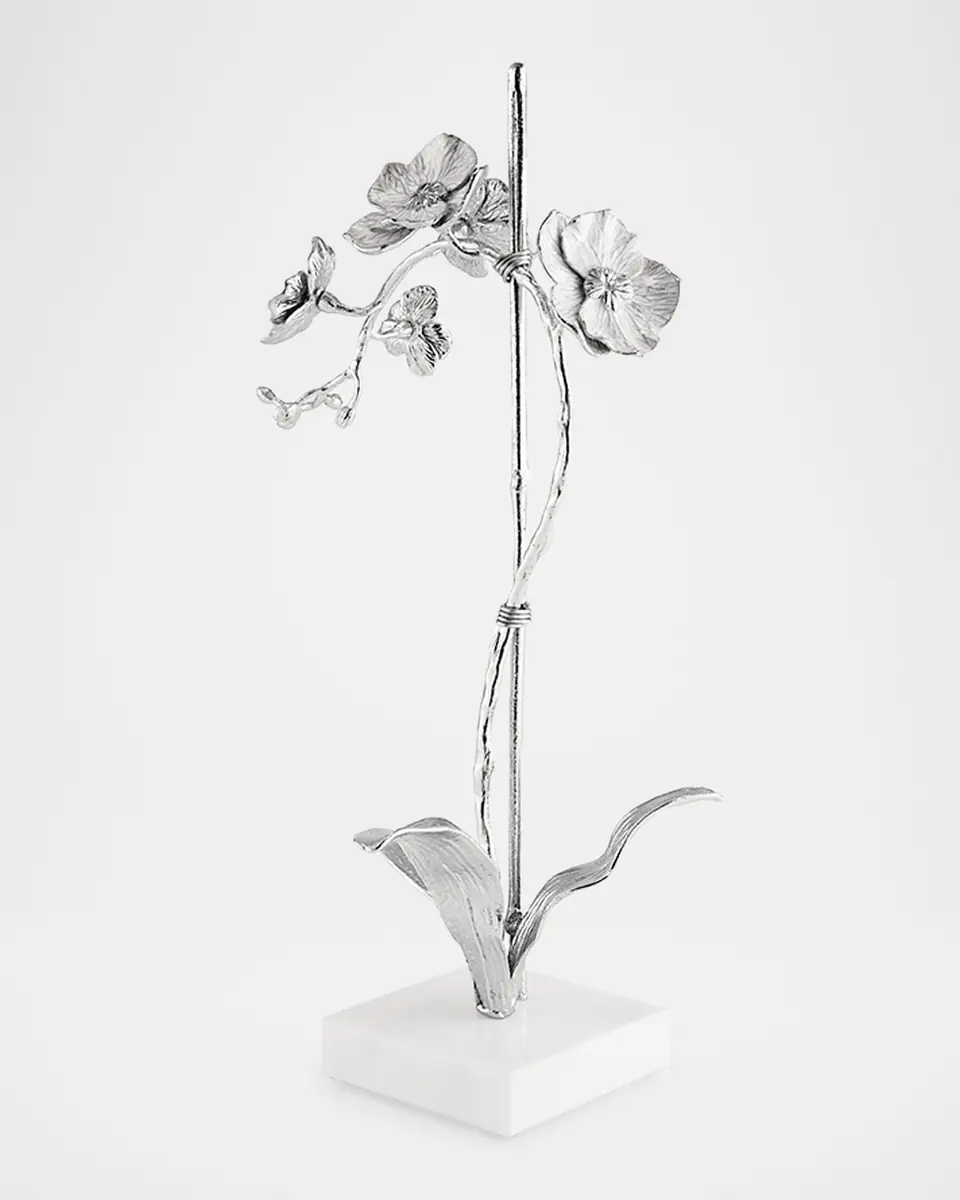 Michael Aram Silver Orchid Stem Sculpture | Thumbnail 2