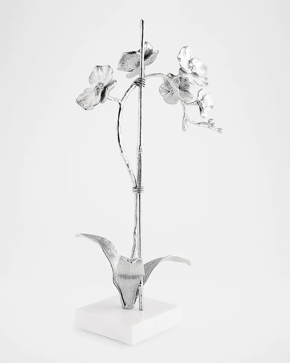 Michael Aram Silver Orchid Stem Sculpture | Thumbnail 3