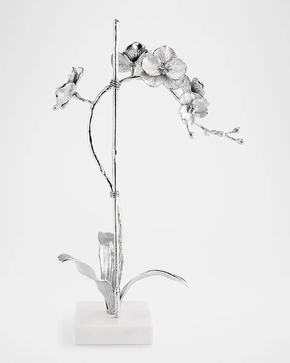 Michael Aram Silver Orchid Stem Sculpture | Thumbnail 4