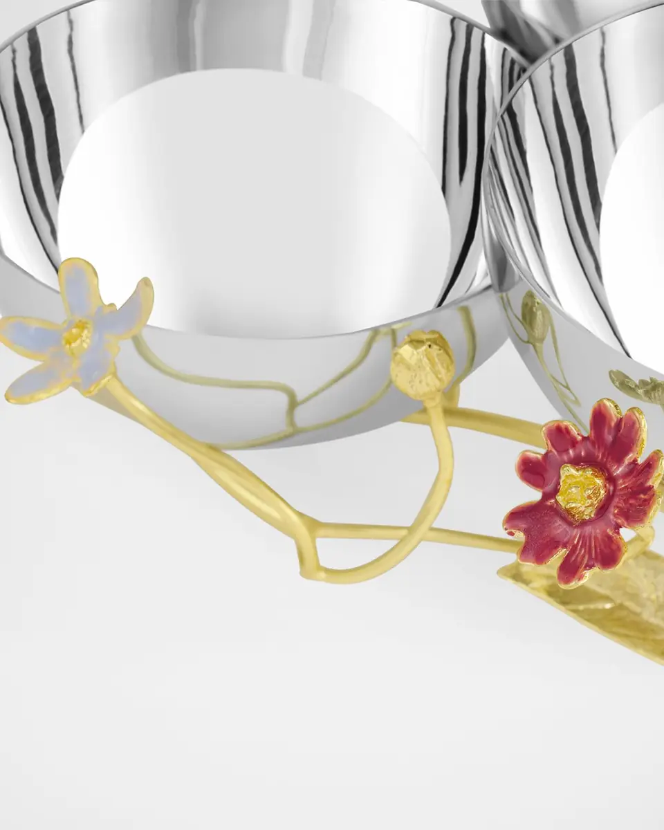 Michael Aram Wildflower Triple Dish | Thumbnail 5 Michael Aram Wildflower Triple Dish | Thumbnail 5