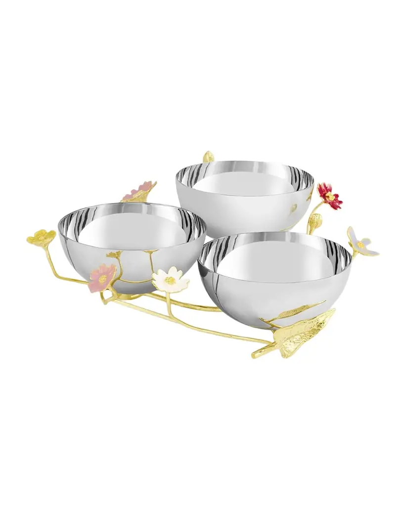 Michael Aram Wildflower Triple Dish