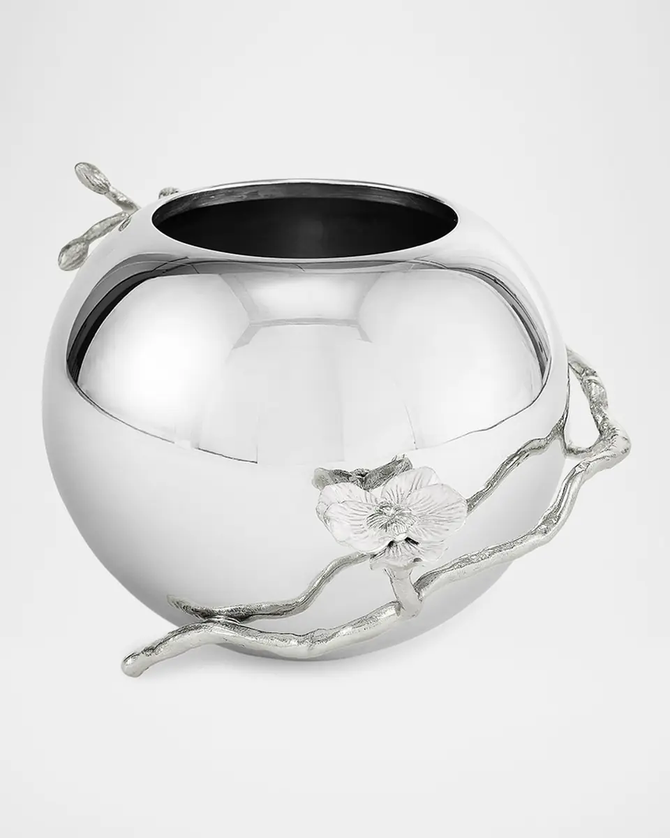 Michael Aram Silver Orchid 5" Rose Bowl Vase | Thumbnail 2 Michael Aram Silver Orchid 5" Rose Bowl Vase | Thumbnail 2