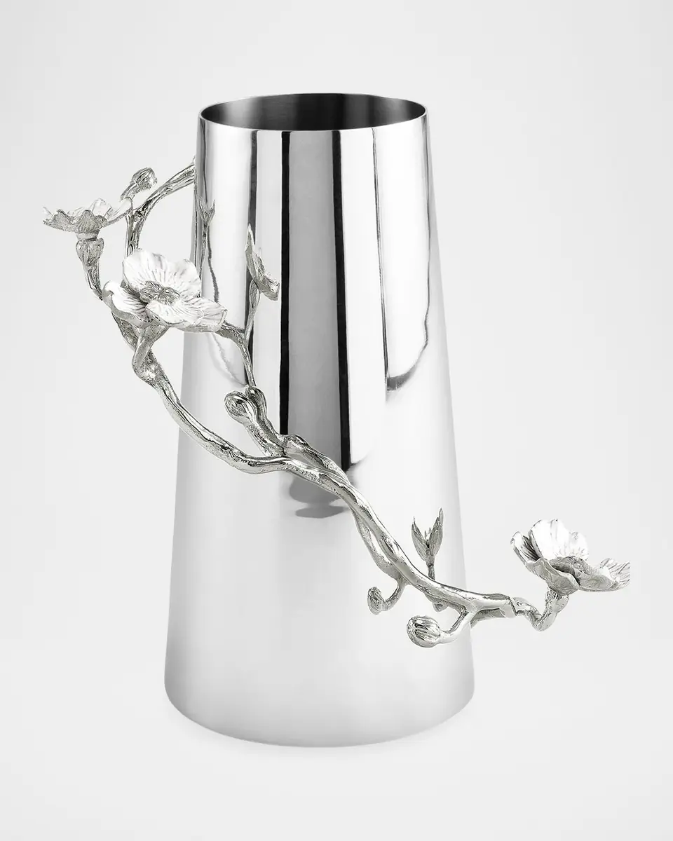 Michael Aram Silver Orchid 8" Vase | Thumbnail 2 Michael Aram Silver Orchid 8" Vase | Thumbnail 2