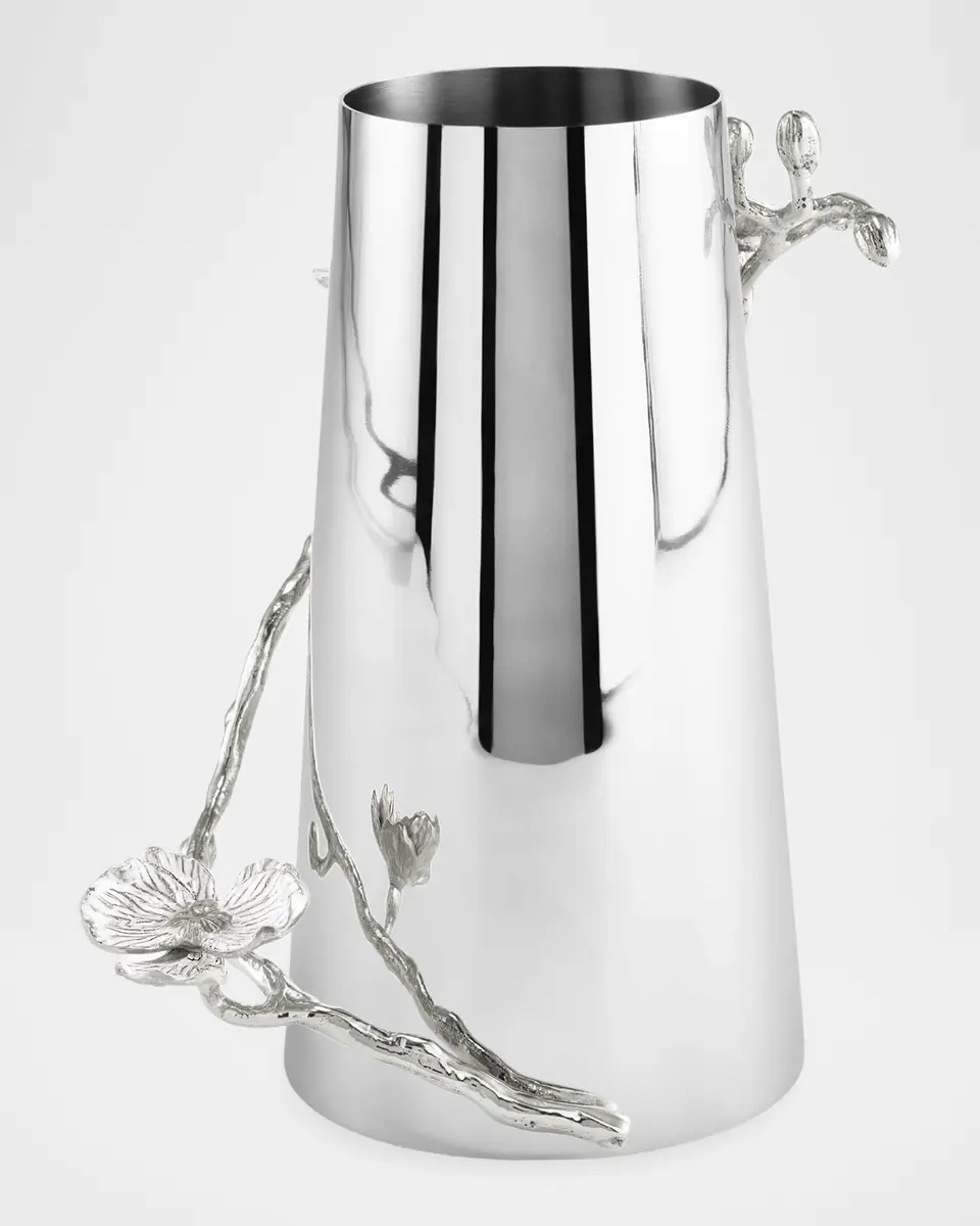 Michael Aram Silver Orchid 8" Vase | Thumbnail 3 Michael Aram Silver Orchid 8" Vase | Thumbnail 3