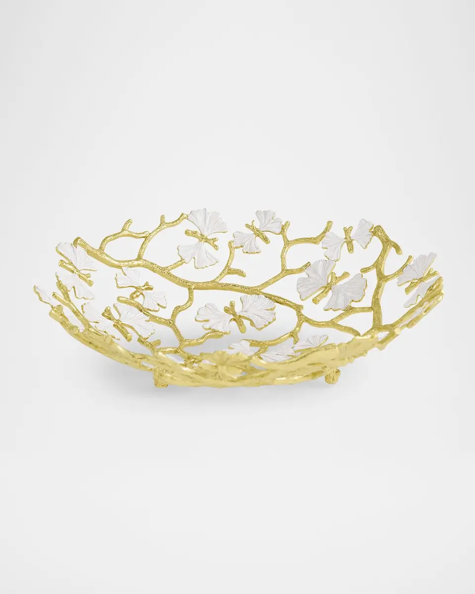 Michael Aram Butterfly Gingko Gold Bread Basket | Thumbnail 2 Michael Aram Butterfly Gingko Gold Bread Basket | Thumbnail 2