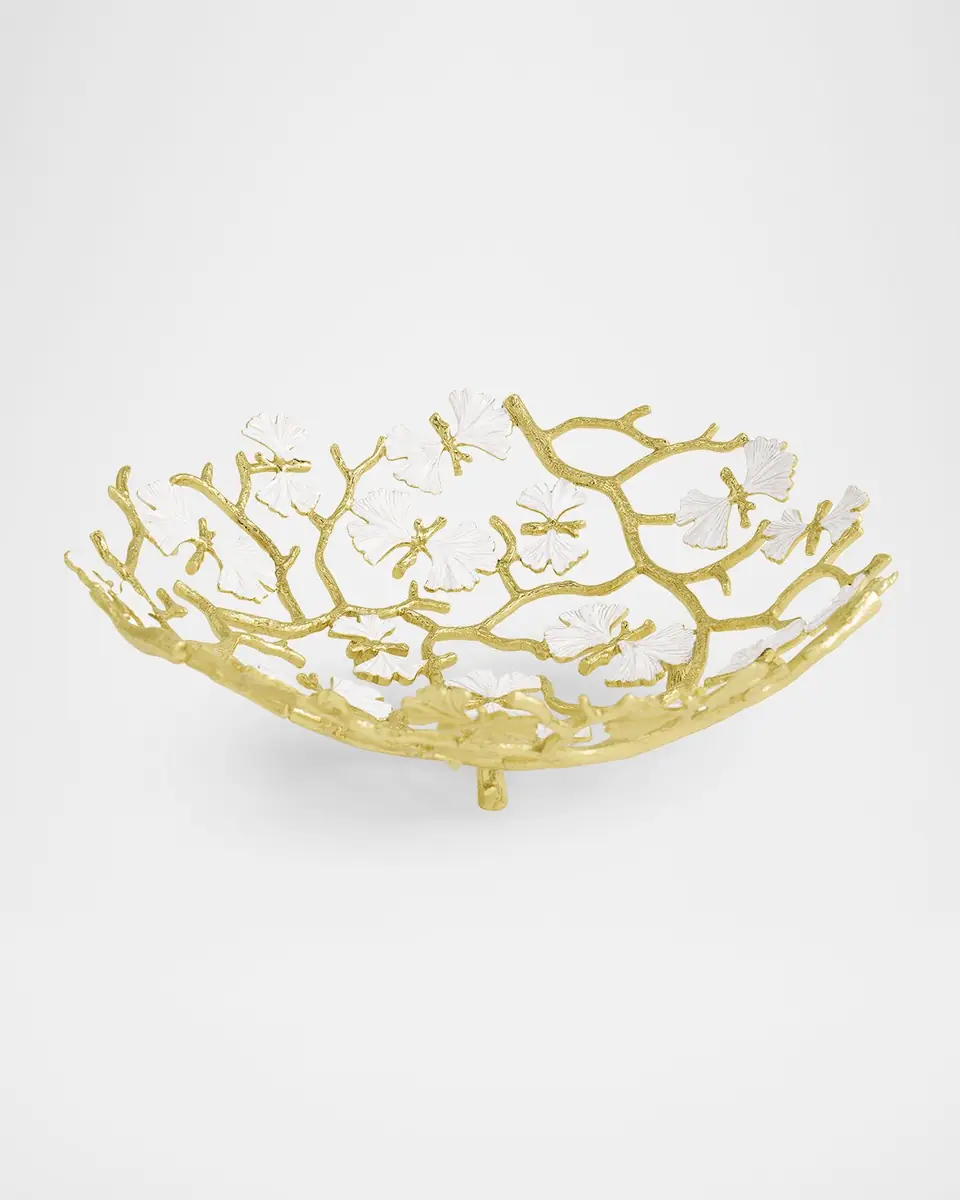 Michael Aram Butterfly Gingko Gold Bread Basket | Thumbnail 3 Michael Aram Butterfly Gingko Gold Bread Basket | Thumbnail 3