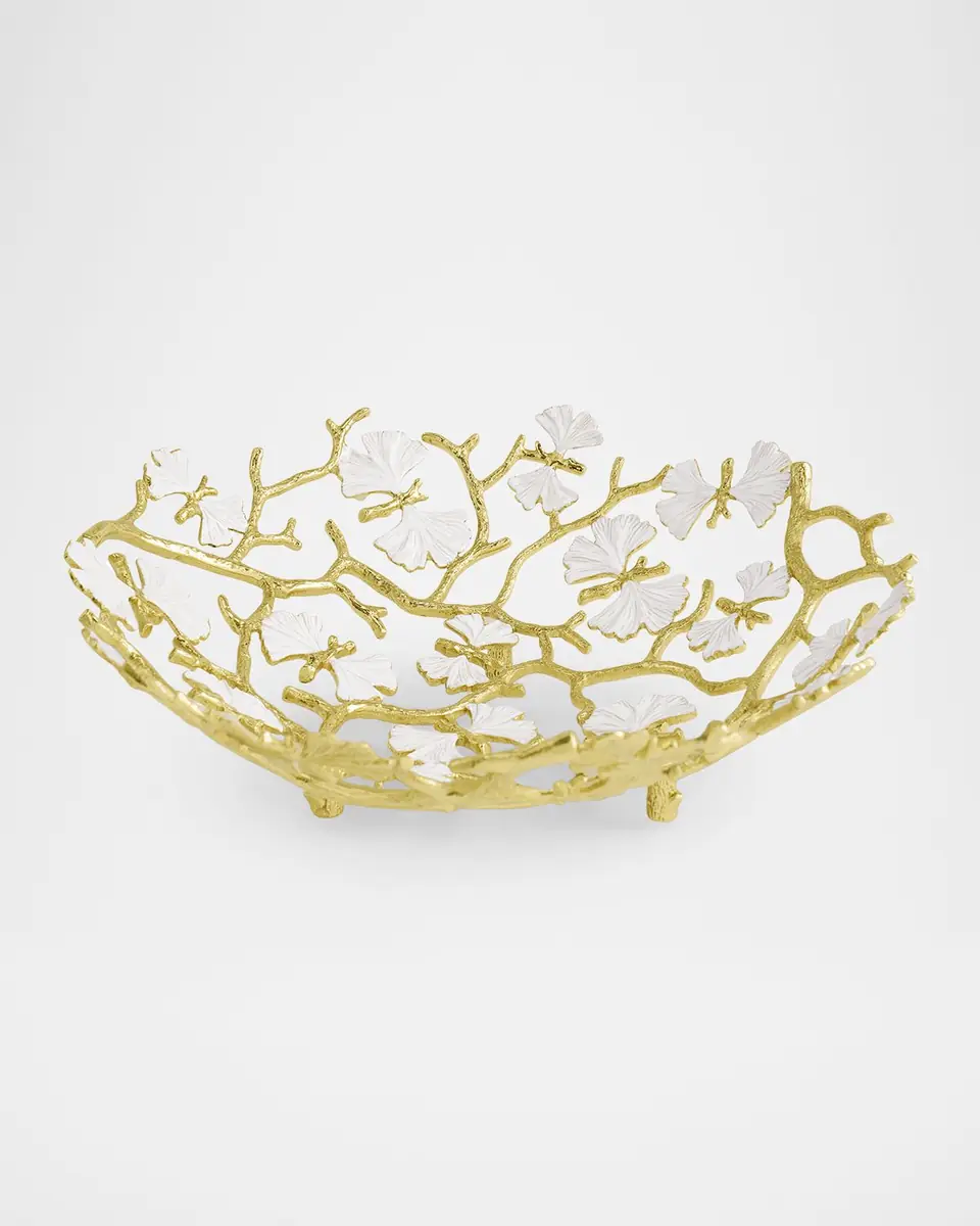 Michael Aram Butterfly Gingko Gold Bread Basket | Thumbnail 4 Michael Aram Butterfly Gingko Gold Bread Basket | Thumbnail 4