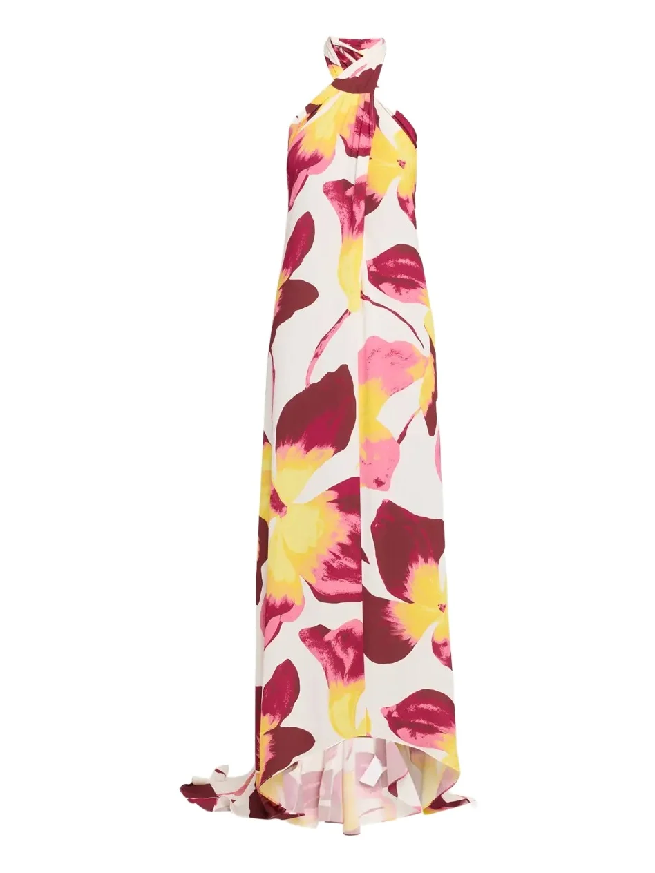 Tamsin Backless Floral-Print Halter Maxi Dress Tamsin Backless Floral-Print Halter Maxi Dress