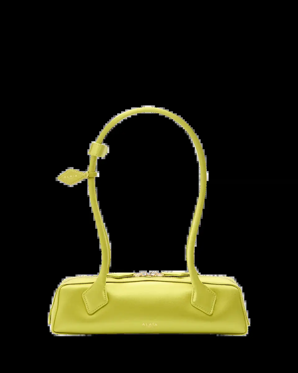 ALAÏA Le Teckel Small Silk Satin Shoulder Bag | Thumbnail 2