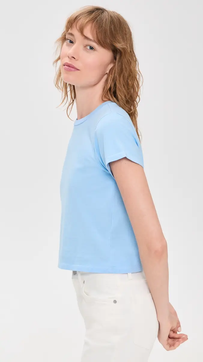 Renggli Crop Tee Baby Blue | Thumbnail 4