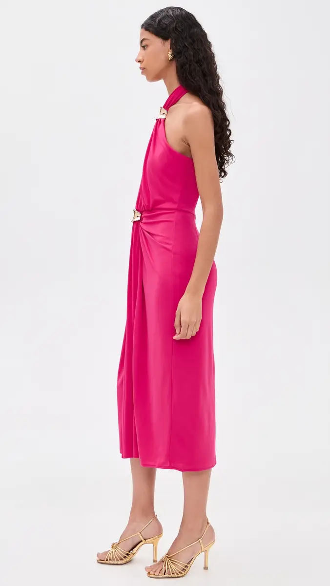 Cinq à Sept Bangle Kaily Dress Beetroot Purple | Thumbnail 4 Cinq à Sept Bangle Kaily Dress Beetroot Purple | Thumbnail 4