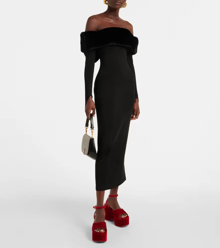 Gianvito Rossi Velvet wedge sandals | Thumbnail 2