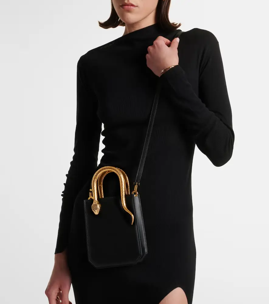 Bvlgari Serpentine Mini leather top-handle bag | Thumbnail 6