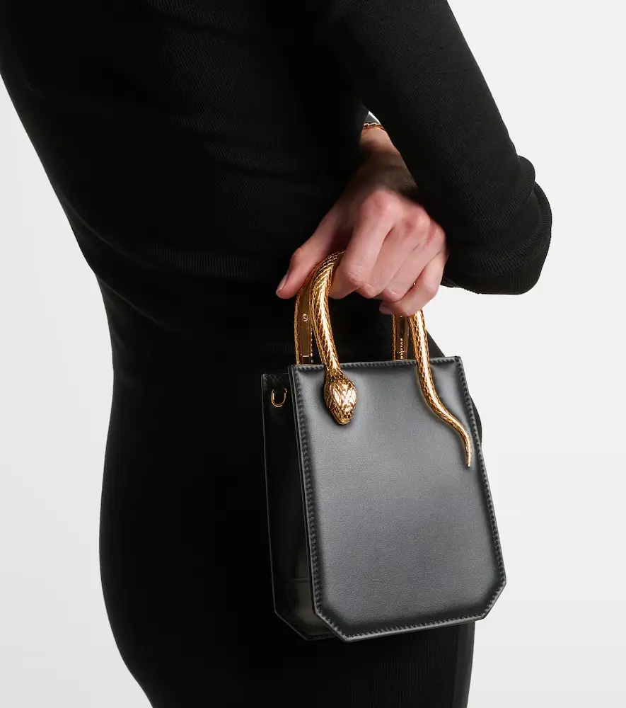 Bvlgari Serpentine Mini leather top-handle bag | Thumbnail 7