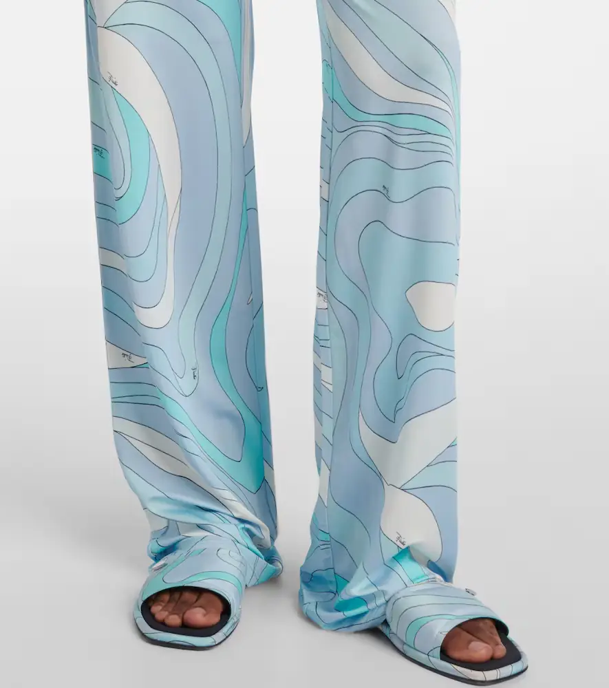 PUCCI Marmo satin jersey straight pants | Thumbnail 4 PUCCI Marmo satin jersey straight pants | Thumbnail 4