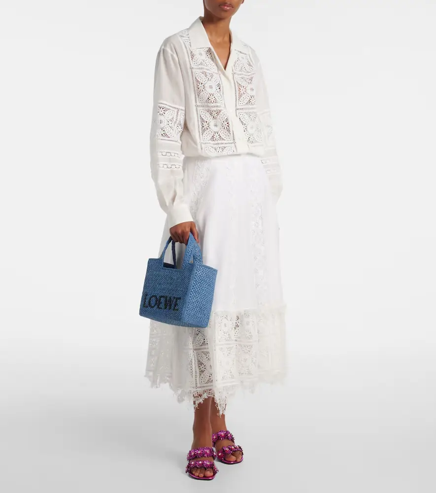 Loewe Paula's Ibiza Font Small top-handle bag | Thumbnail 6 Loewe Paula's Ibiza Font Small top-handle bag | Thumbnail 6