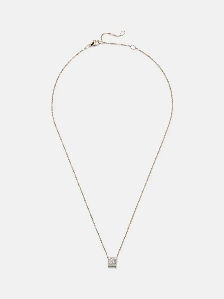 Petite Chatelaine 18kt gold necklace with diamonds Petite Chatelaine 18kt gold necklace with diamonds