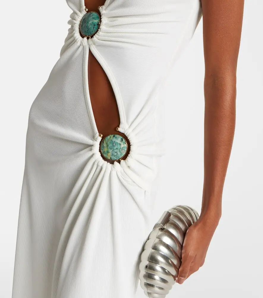 Christopher Esber Mineral Stone embellished jersey maxi dress | Thumbnail 6 Christopher Esber Mineral Stone embellished jersey maxi dress | Thumbnail 6