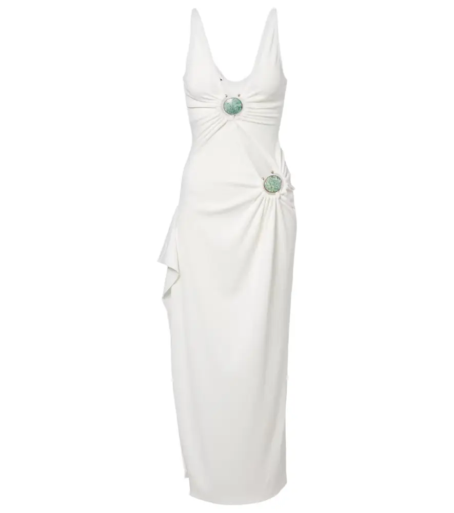 Christopher Esber Mineral Stone embellished jersey maxi dress | Image 1 Christopher Esber Mineral Stone embellished jersey maxi dress | Image 1