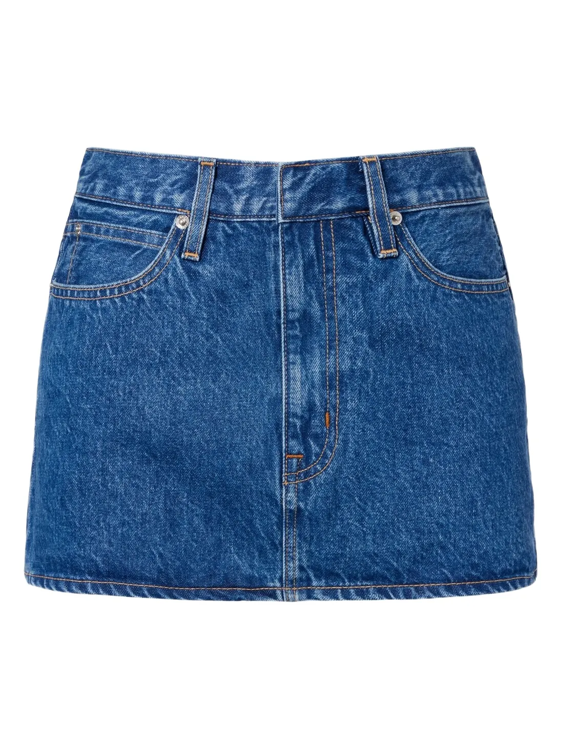 Micro denim miniskirt Micro denim miniskirt