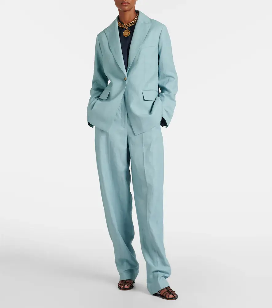 Joseph Aix chambray wide-leg pants | Thumbnail 4