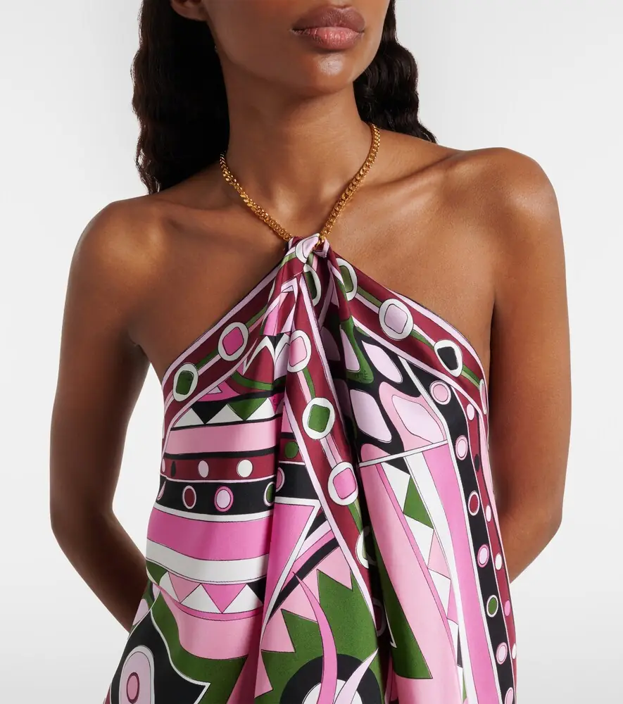 Pucci Vivara silk satin top | Thumbnail 4