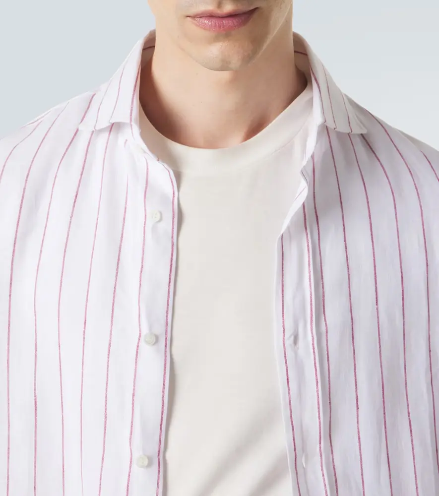 Brunello Cucinelli Striped linen shirt | Thumbnail 6 Brunello Cucinelli Striped linen shirt | Thumbnail 6