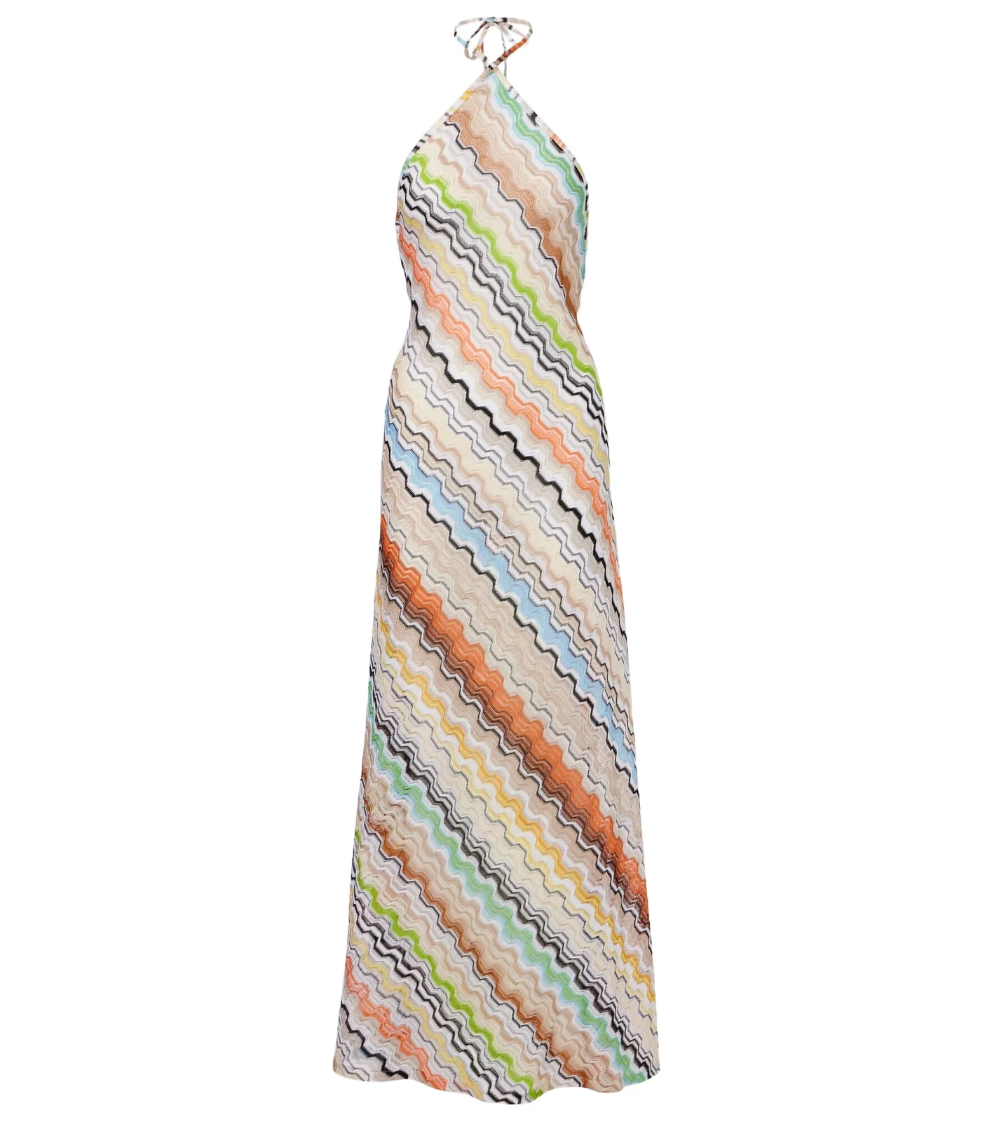 Zig Zag halterneck maxi dress Zig Zag halterneck maxi dress