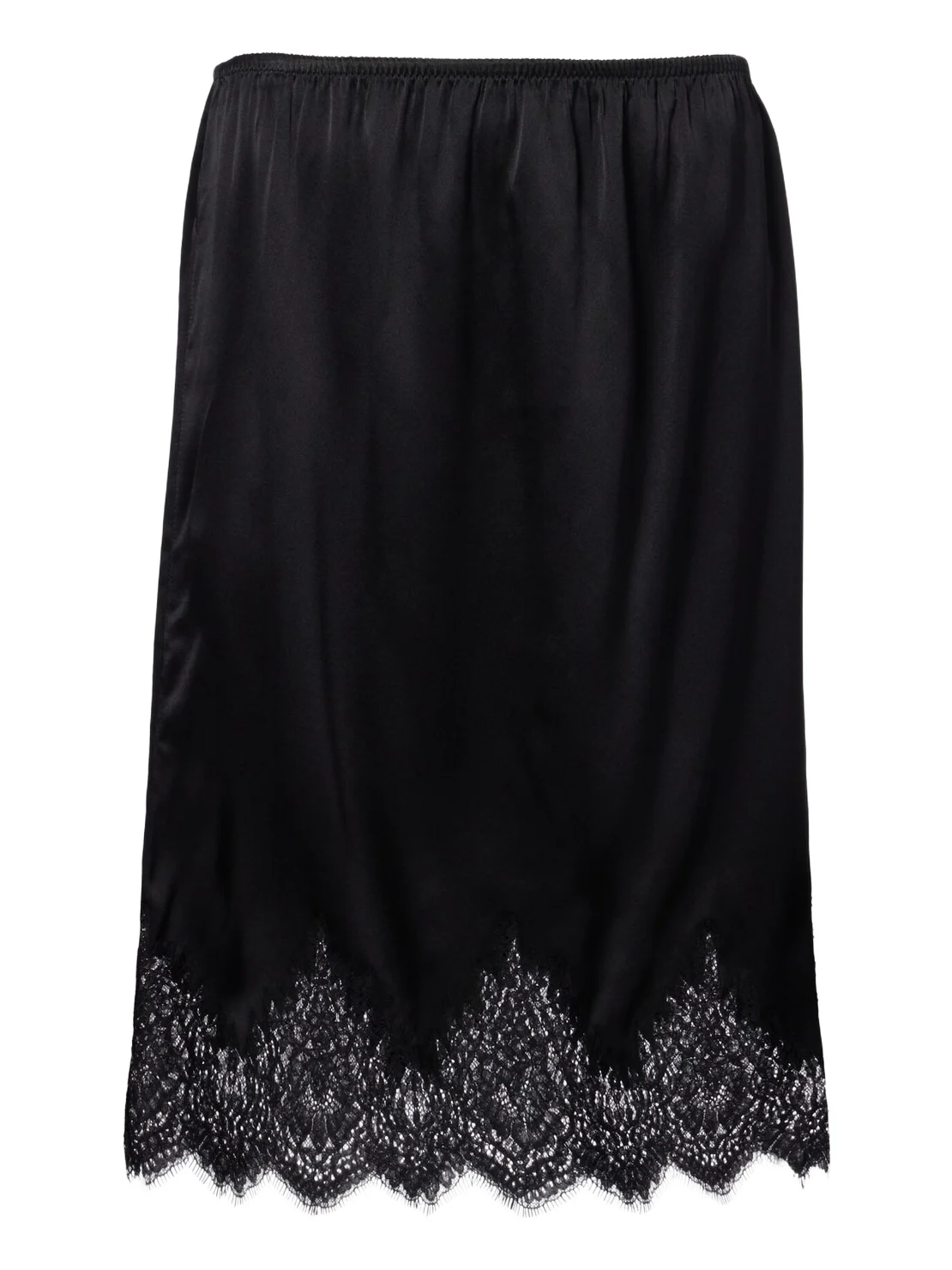 Thea lace-trimmed silk midi skirt Thea lace-trimmed silk midi skirt