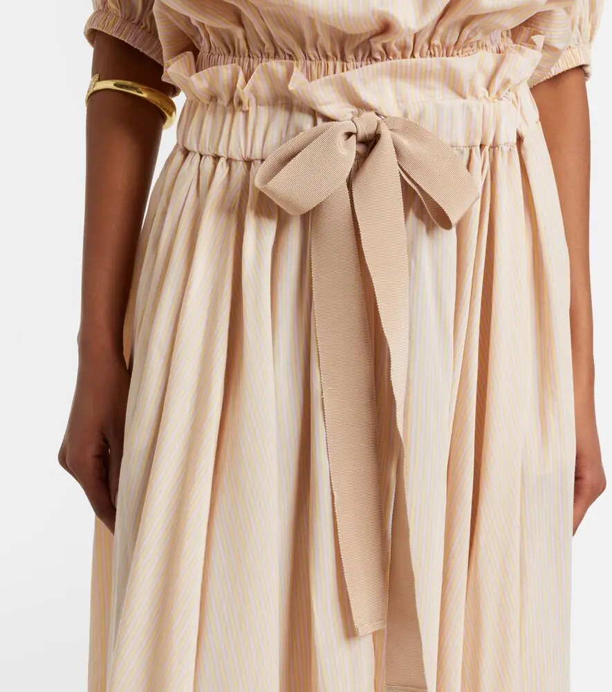 Patou Striped maxi skirt | Thumbnail 4