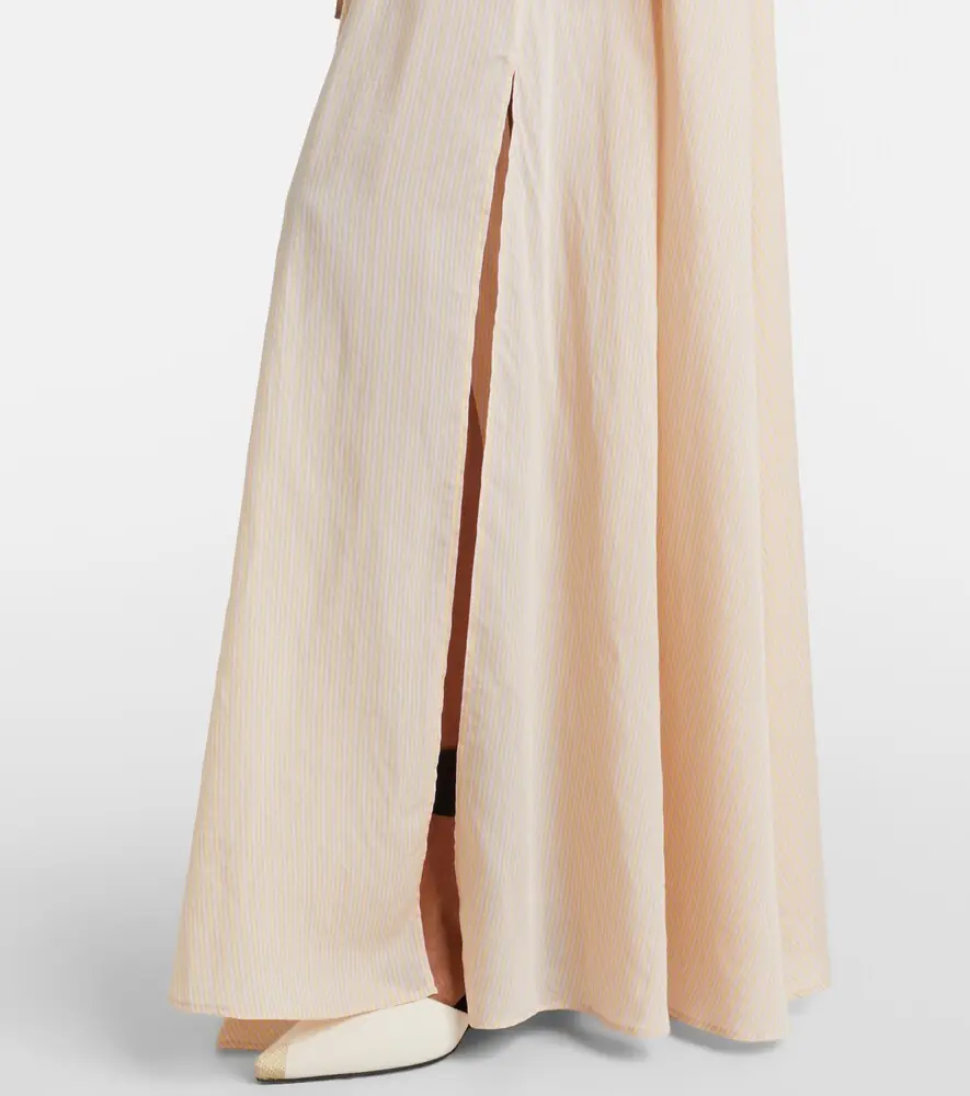 Patou Striped maxi skirt | Thumbnail 5