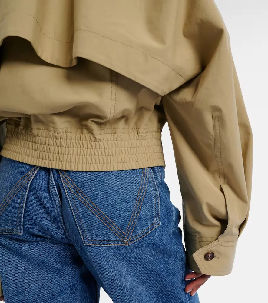 Bottega Veneta Intrecciato leather-trimmed blouson | Thumbnail 3 Bottega Veneta Intrecciato leather-trimmed blouson | Thumbnail 3