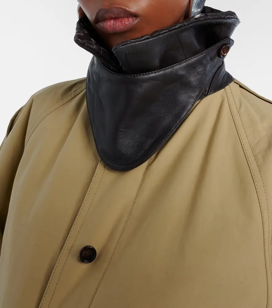 Bottega Veneta Intrecciato leather-trimmed blouson | Thumbnail 5 Bottega Veneta Intrecciato leather-trimmed blouson | Thumbnail 5