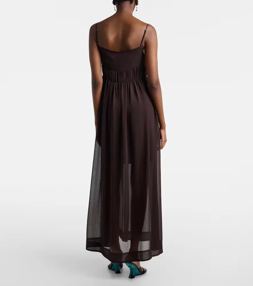 Xu Zhi Sequined chiffon maxi dress | Thumbnail 5