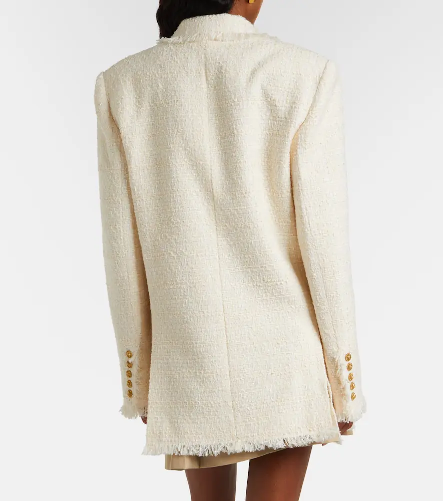 Balmain Double-breasted tweed jacket | Thumbnail 4 Balmain Double-breasted tweed jacket | Thumbnail 4