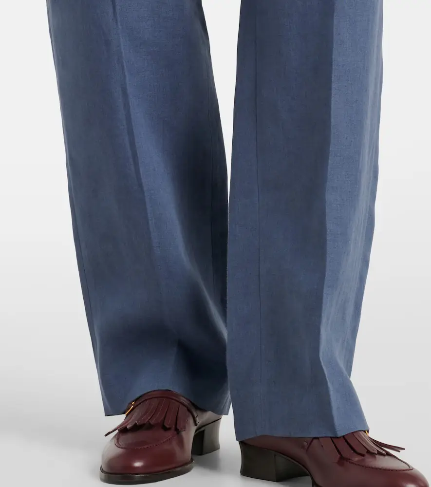 Blaze Milano Blazé Milano Fox linen straight pants | Thumbnail 3 Blaze Milano Blazé Milano Fox linen straight pants | Thumbnail 3
