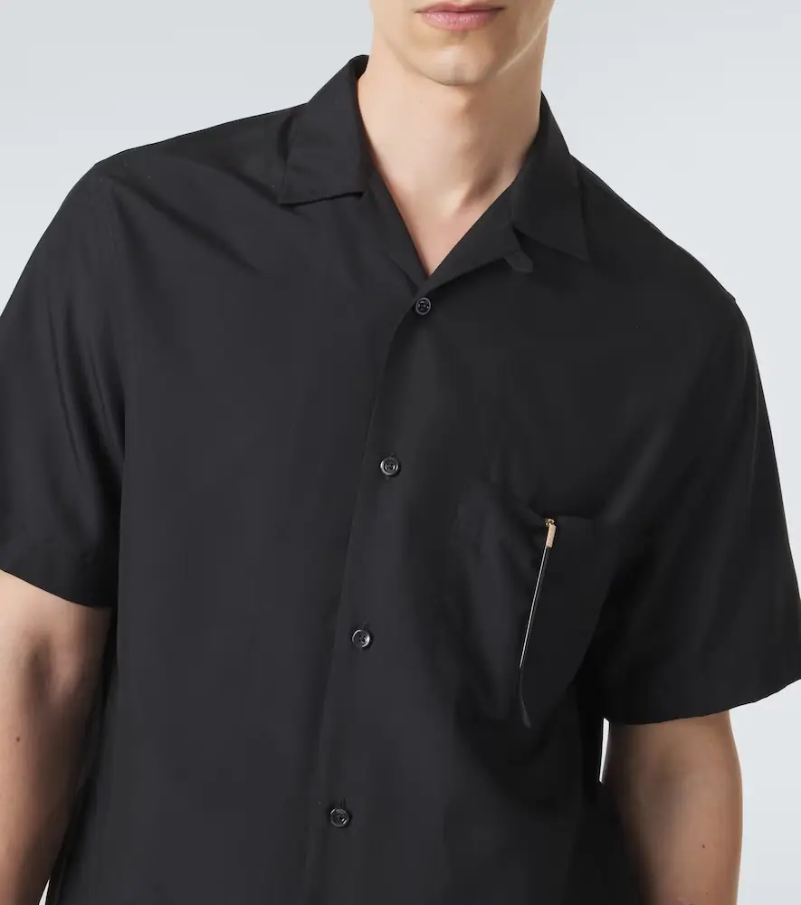 UMIT BENAN Havana silk bowling shirt | Thumbnail 3
