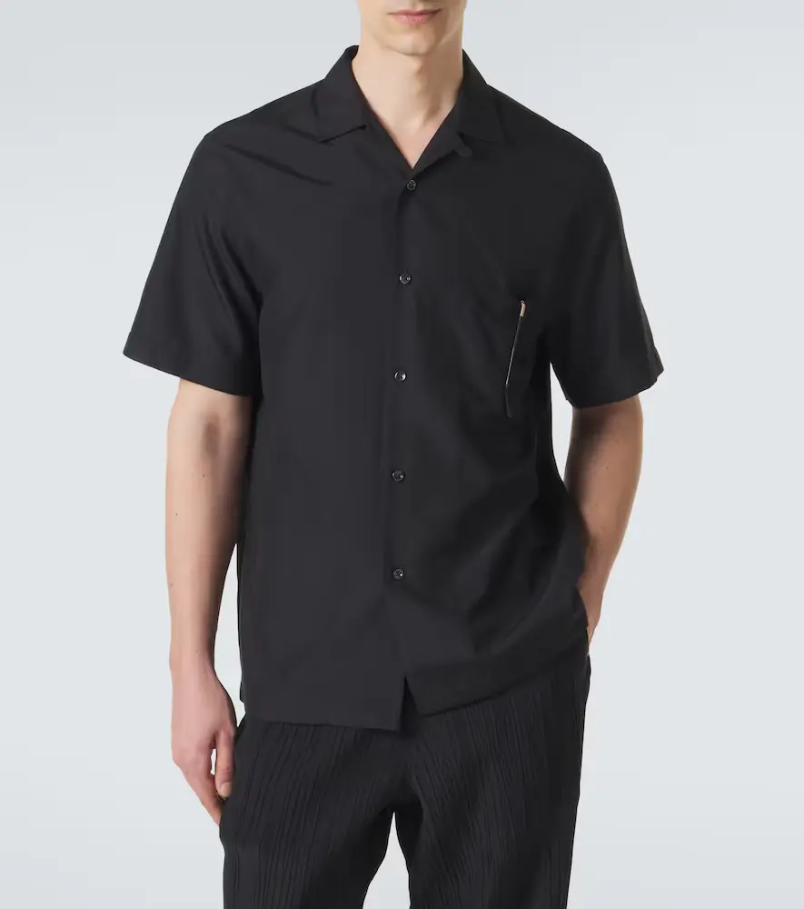 UMIT BENAN Havana silk bowling shirt | Thumbnail 4