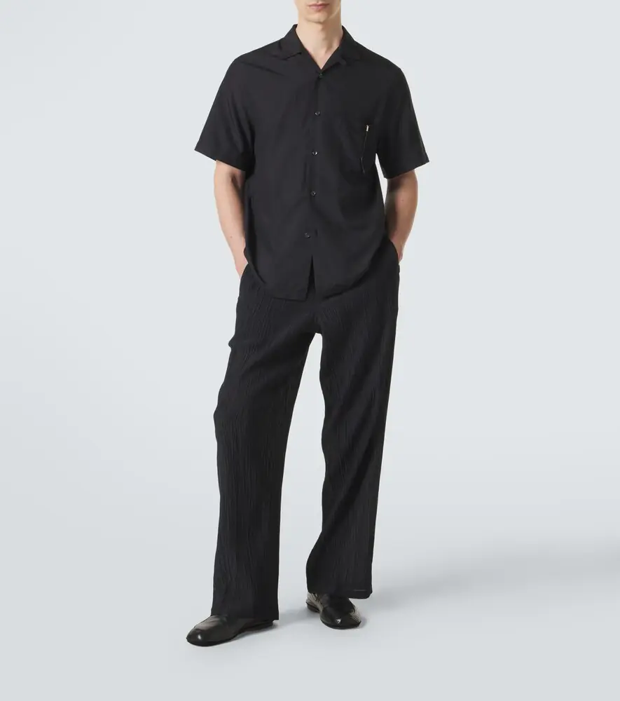 UMIT BENAN Havana silk bowling shirt | Thumbnail 5