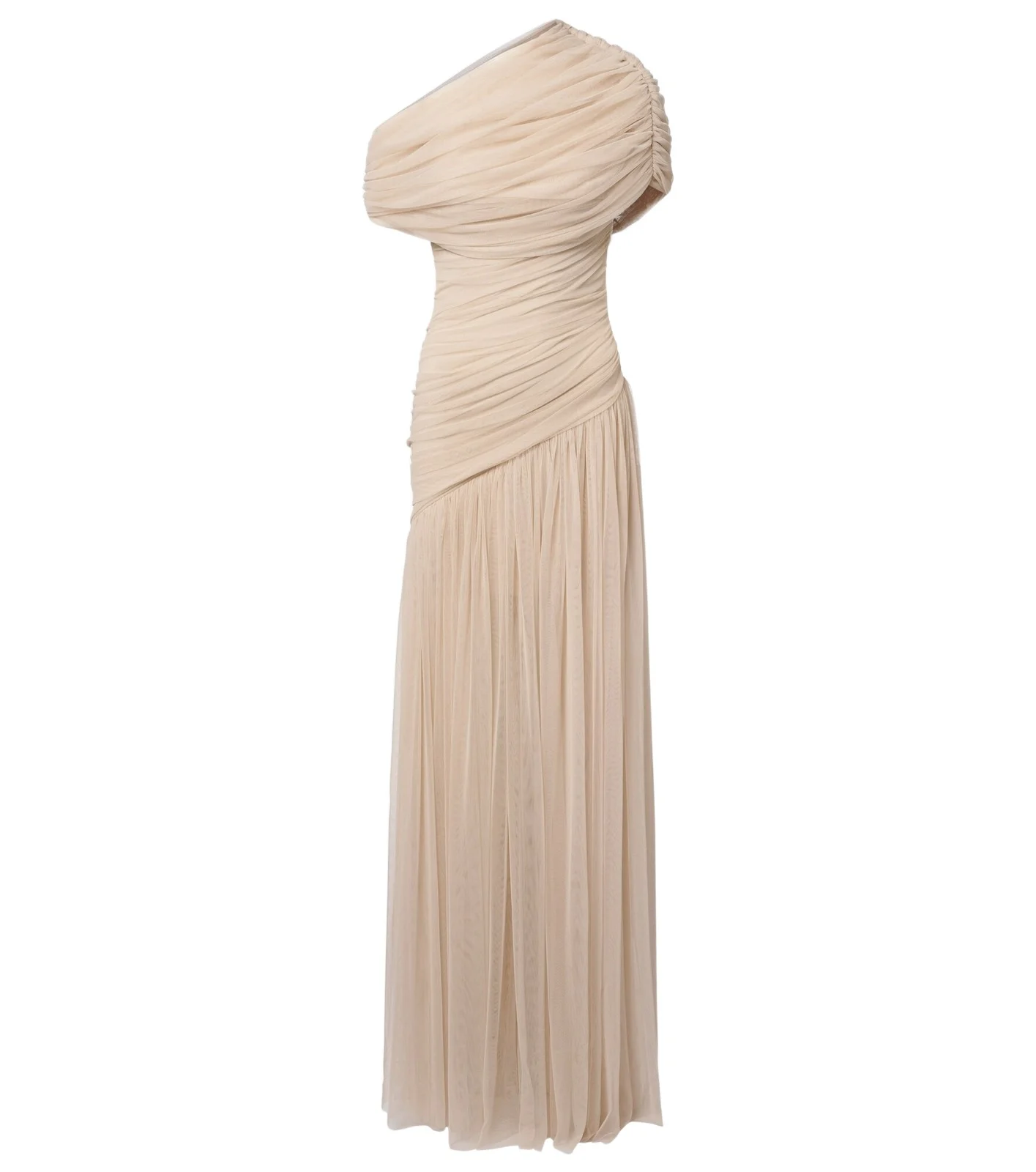 Bridal Himalia gathered tulle gown